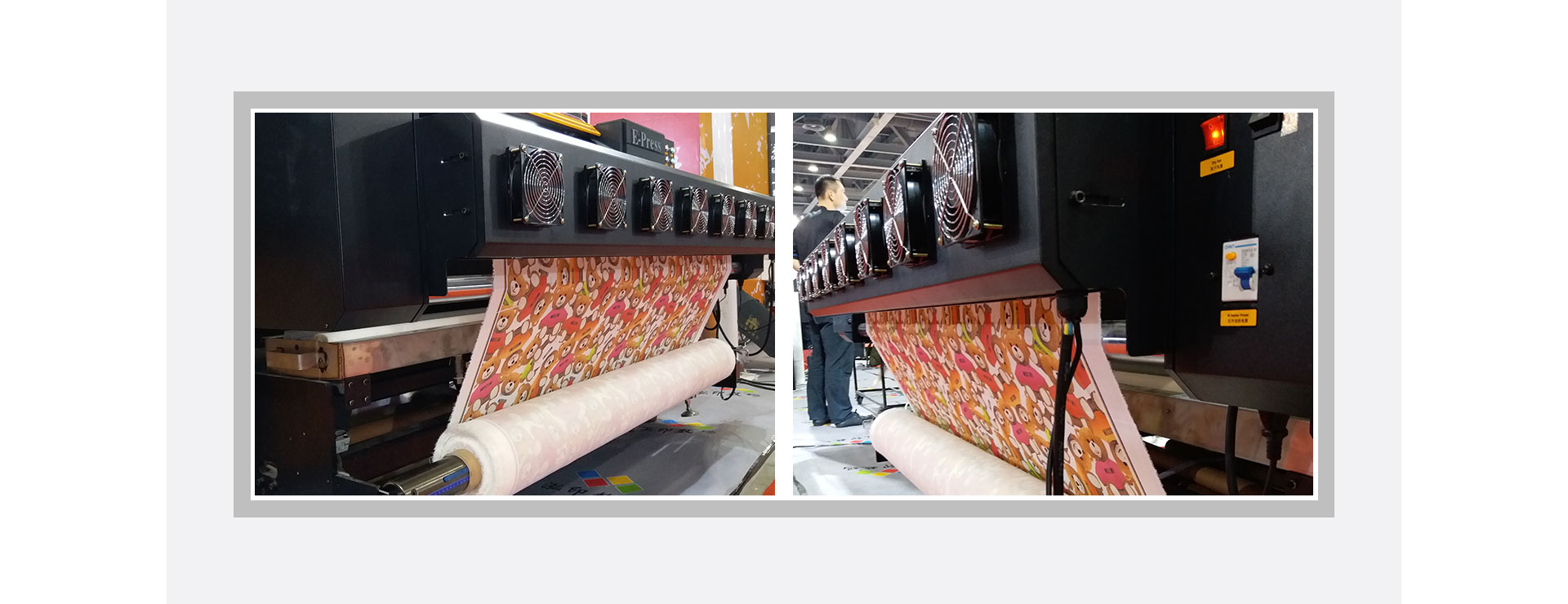 黑邁E-Press高速度導(dǎo)帶式紡織數(shù)碼印花機